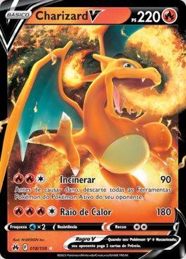 Carta Pokemon Charizard V Português 19/189 Card Original Copag