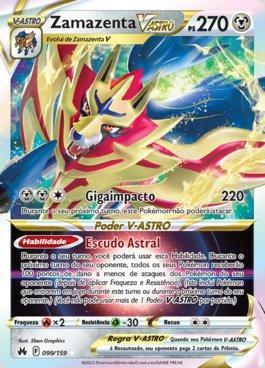 Zamazenta V Foil Pokémon Carta Em Português 18/25, Magalu Empresas