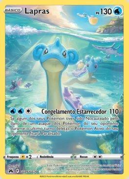 Carta Pokemon Lapras Gx Ultra Raro Original Pt + 50 cartas