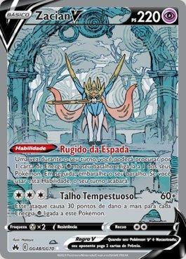 Jogo de Cartas Pokemon Baralho Batalha de Liga Zacian V