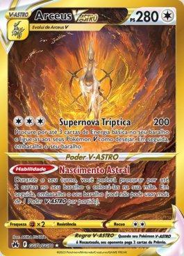 Kit Cartas Douradas Raras Pokémon Tcg 10 Unidades Coleção