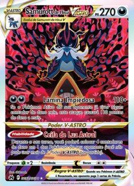 Carta Deoxys V-Astro (Galeria de Galar) Coleção Realeza Absoluta