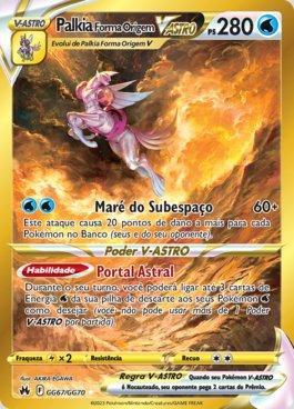 Box Pokémon Baralho Batalha de Liga Palkia Forma Origem V-ASTRO, Decks  Promocionais