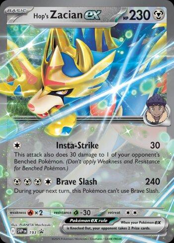 ぽぽ Zacian ex do Lupo / Hop's Zacian ex (193/∞) | Busca de Cartas