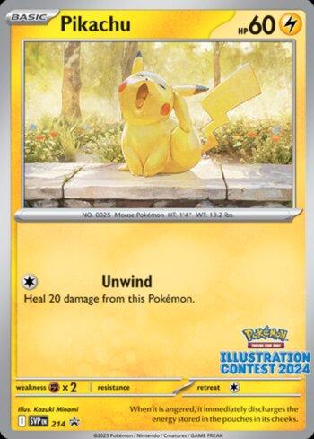 ILLUSTRATION CONTEST2024 ピカチュウ PICACHU Pikachu (Illustration Contest 2024) (214/∞) | Busca de Cartas