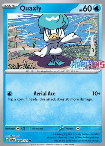 Quaxly (Pokémon Horizons The Series Stamped) (#050b/∞) | Bem