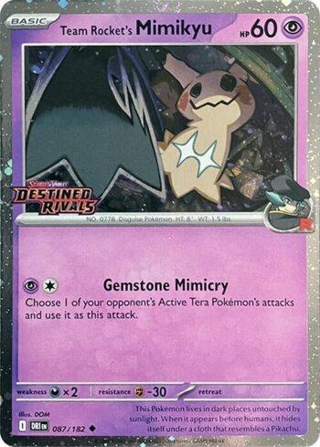 Mimikyu da Equipe Rocket (Pre Release) / Team Rocket's Mimikyu