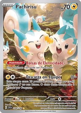 Carta Pokémon , Miraidon Ex Dourado , 253/198 , Carta em Português
