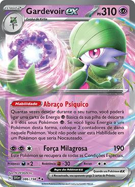 Carta Pokémon - Gardevoir ex 245/198 - Escarlate Violeta SV1 - Copag - Deck  de Cartas - Magazine Luiza