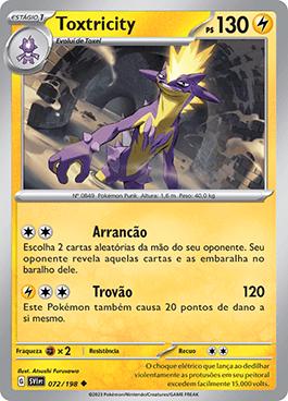 Toxtricity (carta rara) + Toxel (básico e evolução) - Pokémon TCG Cards  (original em português)