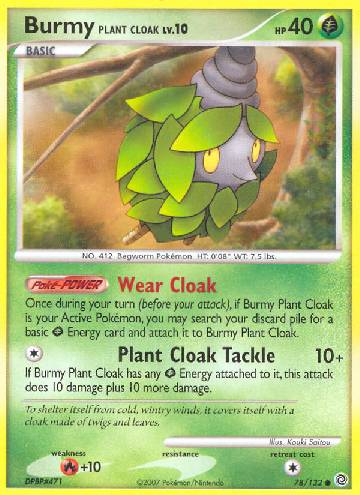 Burmy Casca de Planta / Burmy Plant Cloak (#78/132)