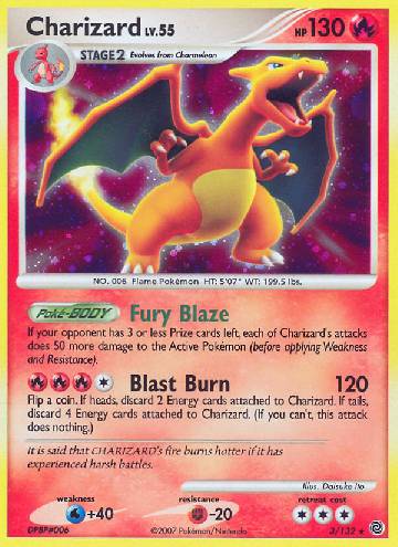 Charizard (3/132), Busca de Cards