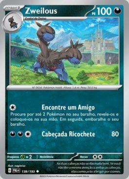 Zweilous (carta tipo dragão) - Pokémon TCG Cards (original em português)