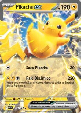 Pokémon Box Coleção Lendária Pikachu Ex - supe