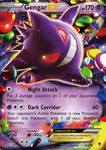 Gengar-EX (34/119), Busca de Cards