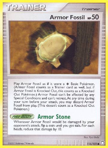 Armor Fossil (#116/123)