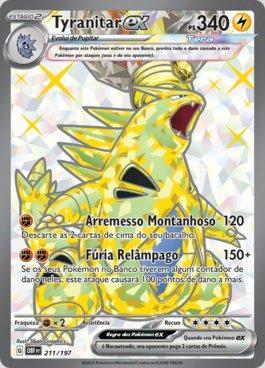 228 Cartas Pokémon dos tipos: Água, Fogo, Luta, Planta