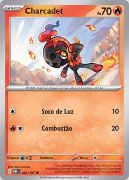 Carta Pokémon - Charizard ex 215/197 - Obsidiana em Chamas - Copag
