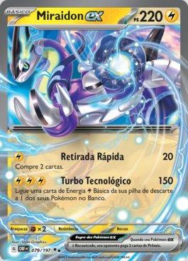 Carta Pokémon , Miraidon Ex Dourado , 253/198 , Carta em Português, Jogo  de Tabuleiro Carta Pokémon Nunca Usado 87632119