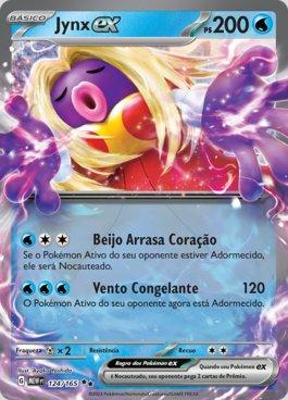 Jynx ex (#124/165)  Bem-Vindo a Freitas TCG ! A Maior e Melhor