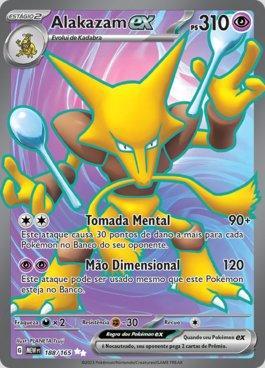 Alakazam ex (#203/165) - Bem-vindo a Meruru! A loja mais completa do Brasil  em Pokemon, Magic The Gathering e YUGIOH