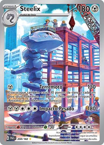 2 Cartas Pokemon Kit de Evoluções Steelix Onix Diversos Modelos Pronta  Entrega