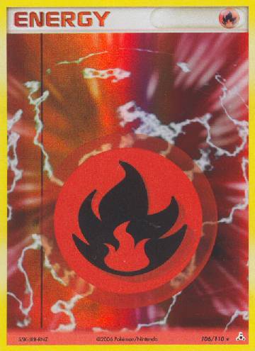 Energia de Fogo / Fire Energy (106/110), Busca de Cards