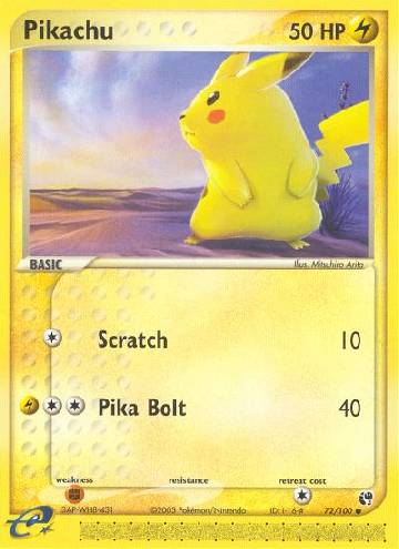 Pikachu (#72/100)