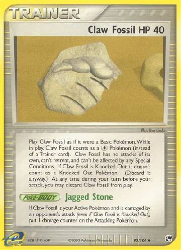 Claw Fossil (#90/100)