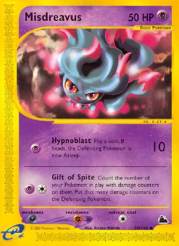 Busca: Misdreavus | Busca de cards, produtos e preços de Pokemon