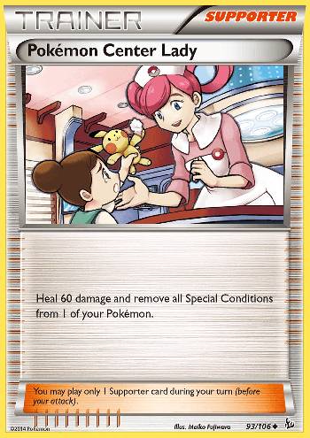 Dama do Centro Pokémon / Pokémon Center Lady (#93/106)