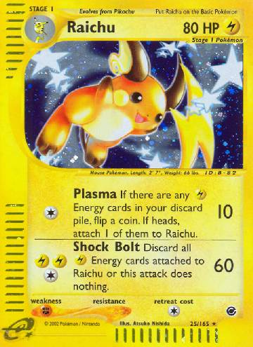 Carta Pokémon - Raichu 26/165 - 151 - Copag Escala Miniaturas by Mão na  Roda 4x4