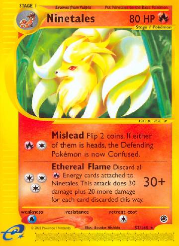 Ninetails 英語版 57/165 Ninetails 英語版 57/165 Ninetales (57/165) | Busca de Cartas