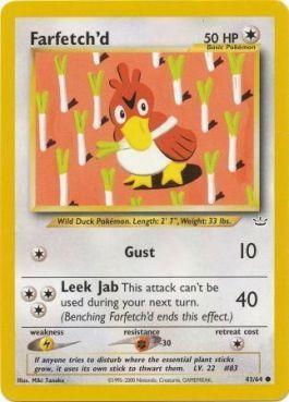 Farfetch'd de galar 94/ Carta pokemon tcg