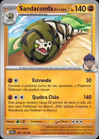 Sandaconda do Lupo / Hop's Sandaconda (087/159) | Busca de Cartas
