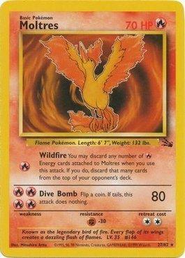 Kit Carta Pokémon Lendário Moltres Articuno E Zapdos Pt Br