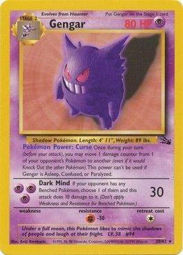 Pokerag - [ 🥊 ] BATALHA POKÉMON FANTASMA Gengar #094- Pokémon Sombra dos  tipos Veneno e Fantasma. Última forma evoluída do Gastly. Ás vezes, numa  noite escura, a tua sombra criada por