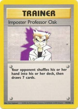 Professor Carvalho Impostor / Imposter Professor Oak (#73/102)