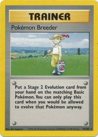 Criadora de Pokémon / Pokémon Breeder (#76/102)