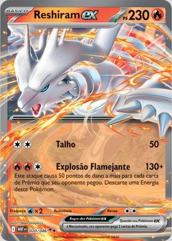 Busca: Reshiram EX | Busca de cards, produtos e preços de Pokemon