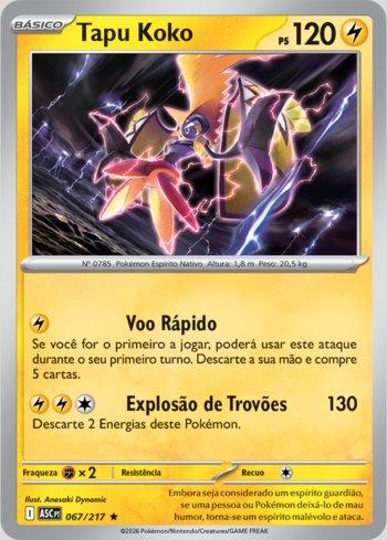 Tapu Koko (067/217) | Busca de Cartas | LigaPokemon