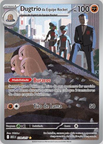 Dugtrio da Equipe Rocket / Team Rocket's Dugtrio (239/217) | Busca