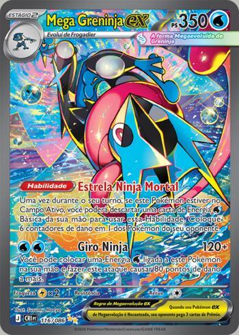 Mega Greninja ex (116/086) | Busca de Cartas | LigaPokemon