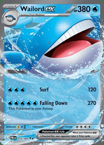 16 / 120 - Wailord ex