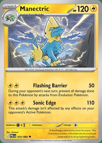 24 / 120 - Manectric