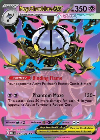 38 / 120 - Mega Chandelure ex