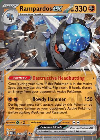 45 / 120 - Rampardos ex