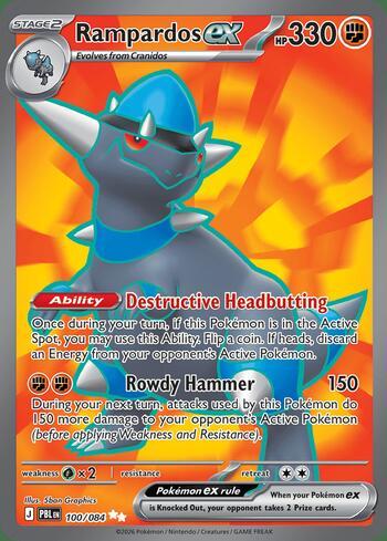 100 / 120 - Rampardos ex
