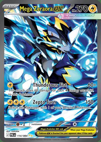 114 / 120 - Mega Zeraora ex