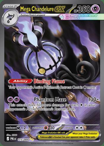 115 / 120 - Mega Chandelure ex